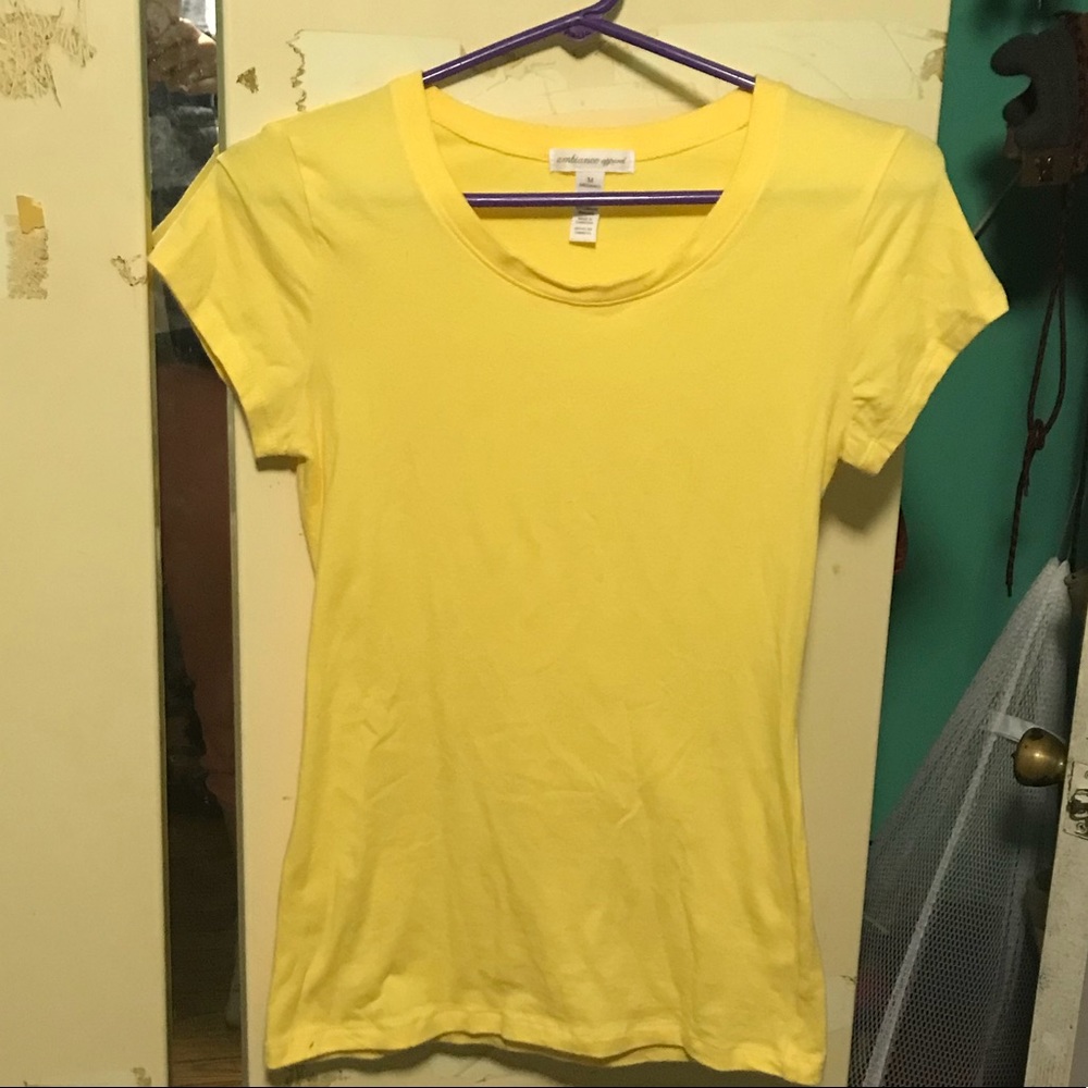 Yellow lightweight T-shirt